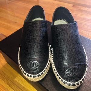 Chanel Authentic espadrilles Black new